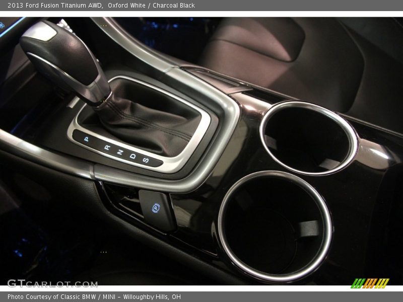 Oxford White / Charcoal Black 2013 Ford Fusion Titanium AWD