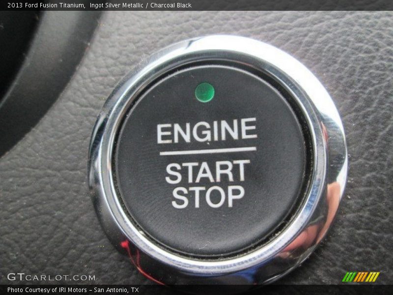 Ingot Silver Metallic / Charcoal Black 2013 Ford Fusion Titanium