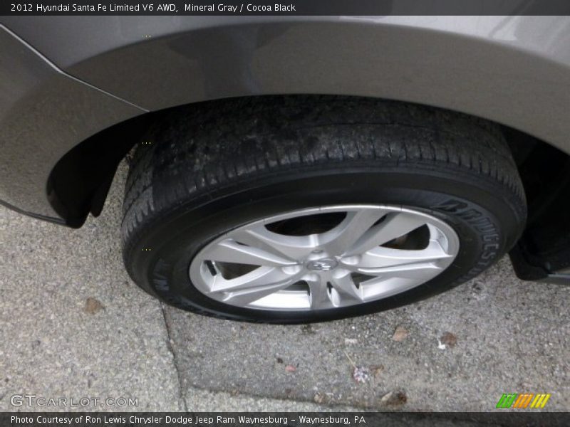 Mineral Gray / Cocoa Black 2012 Hyundai Santa Fe Limited V6 AWD