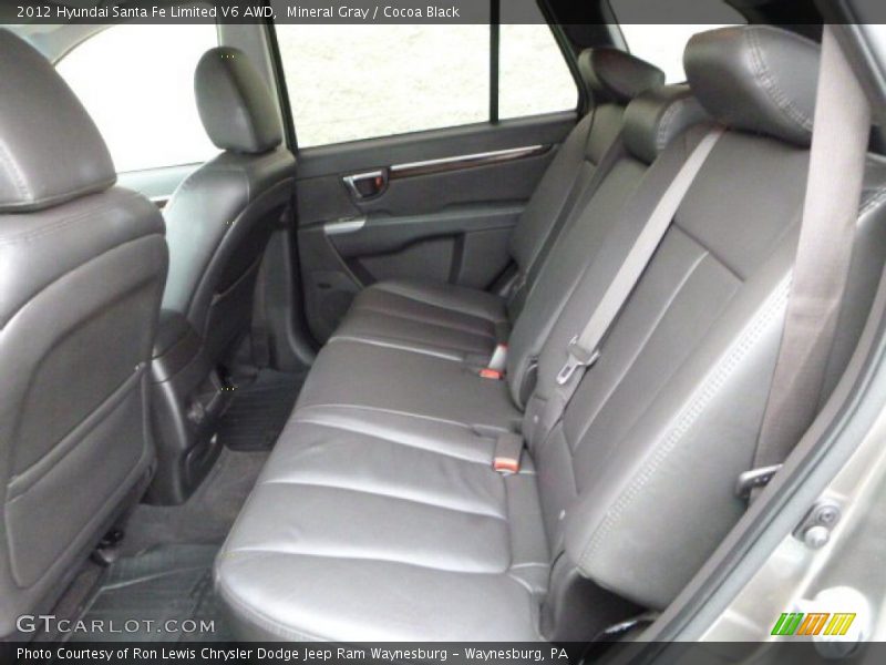 Mineral Gray / Cocoa Black 2012 Hyundai Santa Fe Limited V6 AWD