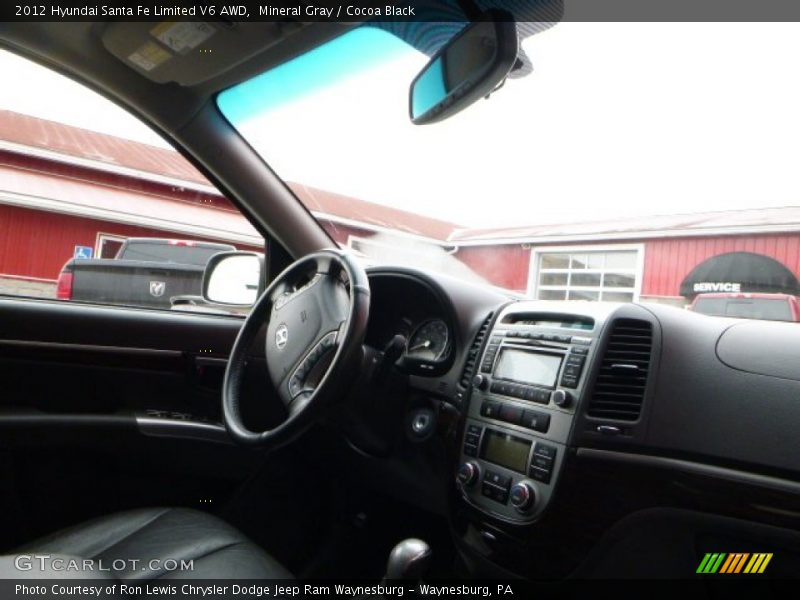 Mineral Gray / Cocoa Black 2012 Hyundai Santa Fe Limited V6 AWD