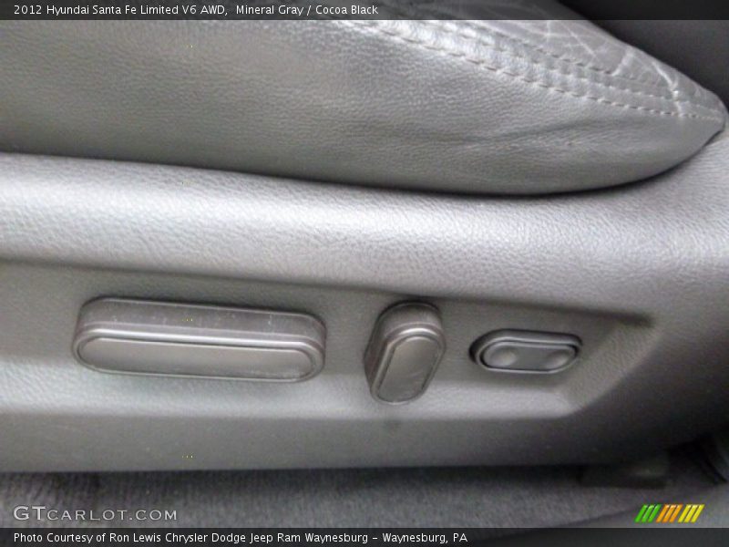 Mineral Gray / Cocoa Black 2012 Hyundai Santa Fe Limited V6 AWD