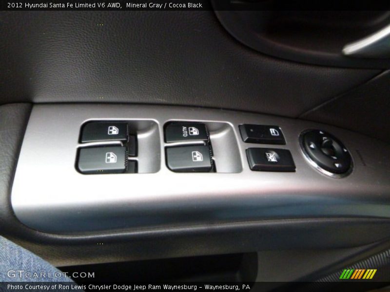 Mineral Gray / Cocoa Black 2012 Hyundai Santa Fe Limited V6 AWD