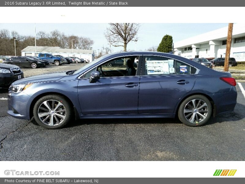 Twilight Blue Metallic / Slate Black 2016 Subaru Legacy 3.6R Limited
