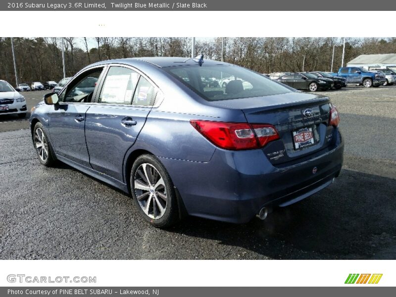 Twilight Blue Metallic / Slate Black 2016 Subaru Legacy 3.6R Limited
