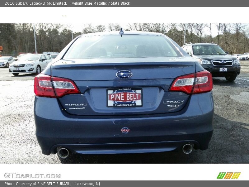 Twilight Blue Metallic / Slate Black 2016 Subaru Legacy 3.6R Limited