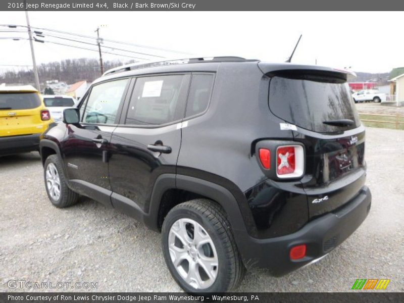 Black / Bark Brown/Ski Grey 2016 Jeep Renegade Limited 4x4
