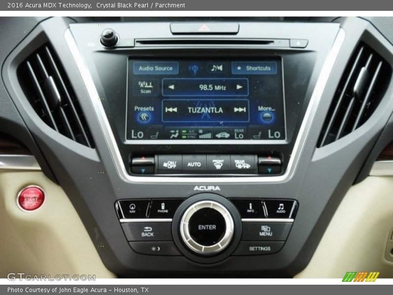 Crystal Black Pearl / Parchment 2016 Acura MDX Technology