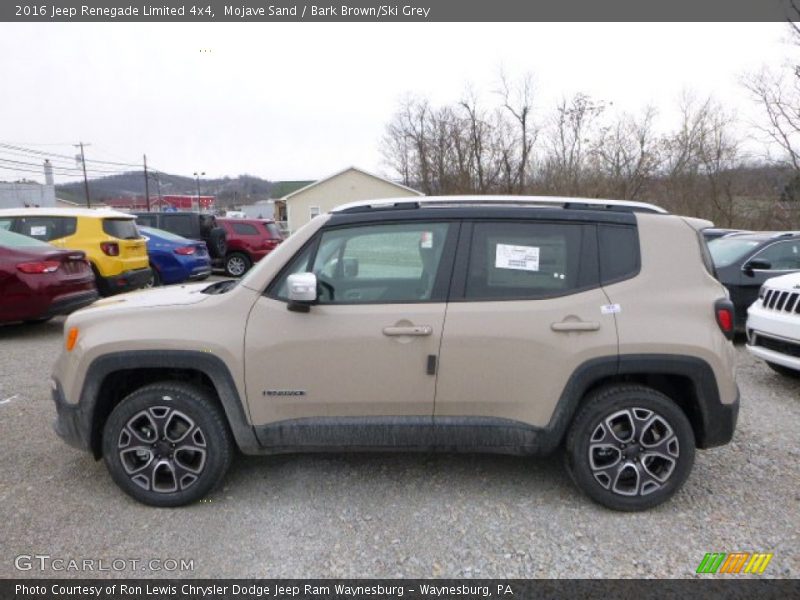 Mojave Sand / Bark Brown/Ski Grey 2016 Jeep Renegade Limited 4x4