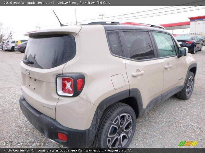 Mojave Sand / Bark Brown/Ski Grey 2016 Jeep Renegade Limited 4x4