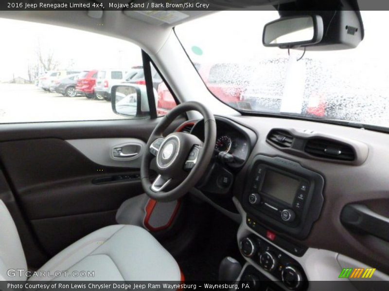 Mojave Sand / Bark Brown/Ski Grey 2016 Jeep Renegade Limited 4x4