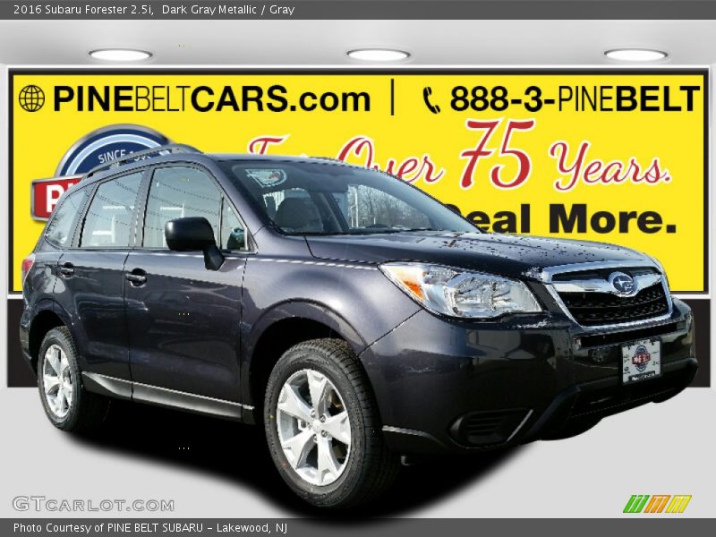 Dark Gray Metallic / Gray 2016 Subaru Forester 2.5i