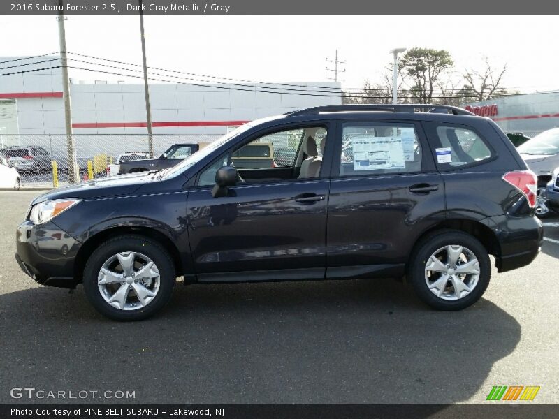 Dark Gray Metallic / Gray 2016 Subaru Forester 2.5i