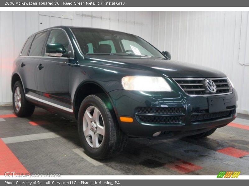 Reed Green Metallic / Kristal Grey 2006 Volkswagen Touareg V6