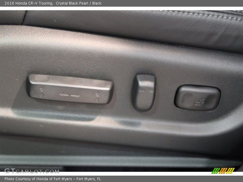 Crystal Black Pearl / Black 2016 Honda CR-V Touring