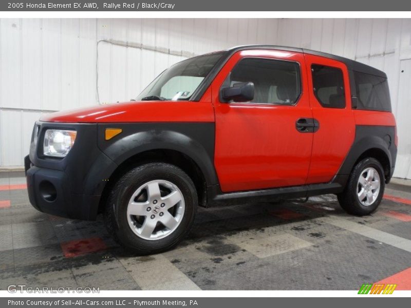 Rallye Red / Black/Gray 2005 Honda Element EX AWD