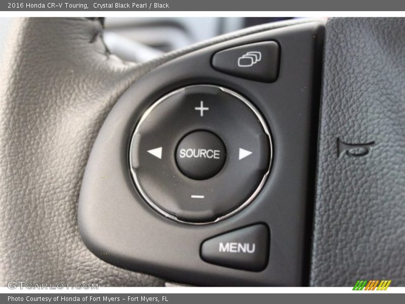Crystal Black Pearl / Black 2016 Honda CR-V Touring