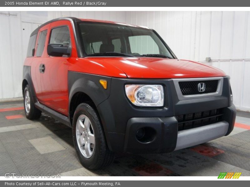 Rallye Red / Black/Gray 2005 Honda Element EX AWD