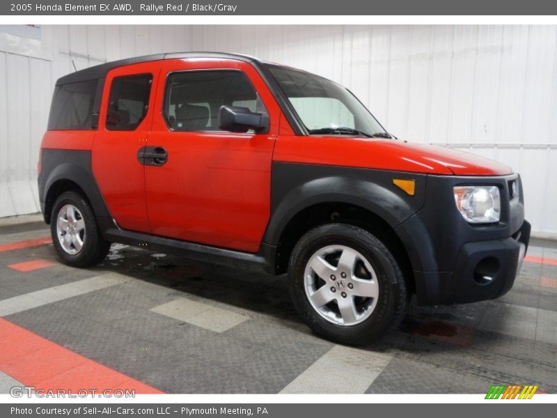 Rallye Red / Black/Gray 2005 Honda Element EX AWD