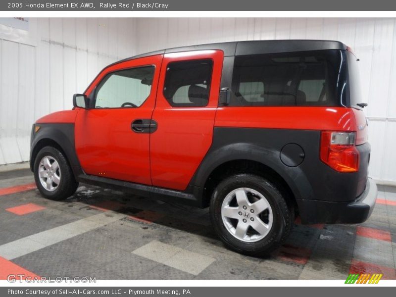 Rallye Red / Black/Gray 2005 Honda Element EX AWD
