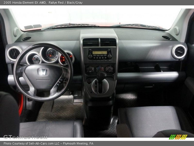 Rallye Red / Black/Gray 2005 Honda Element EX AWD