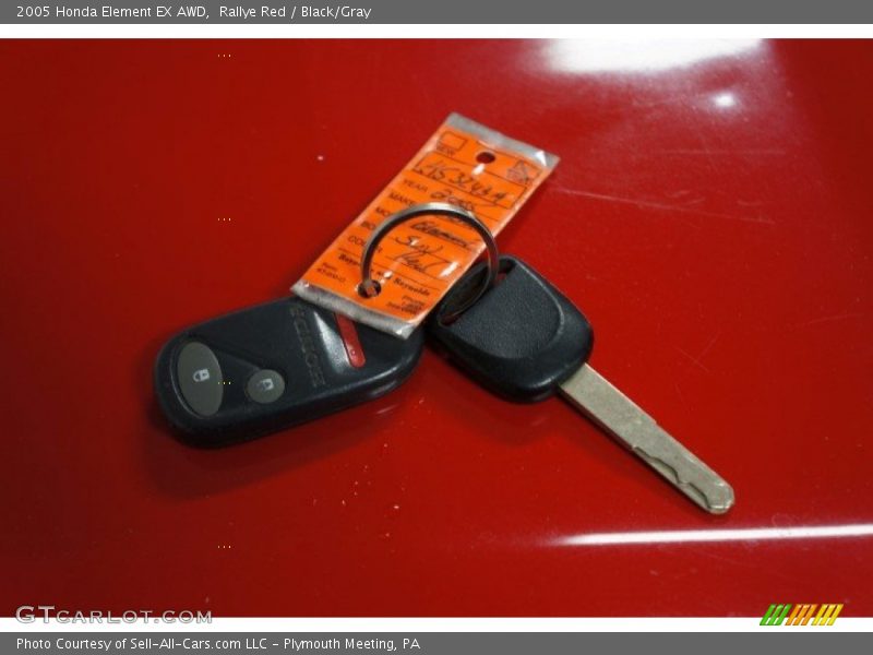 Rallye Red / Black/Gray 2005 Honda Element EX AWD