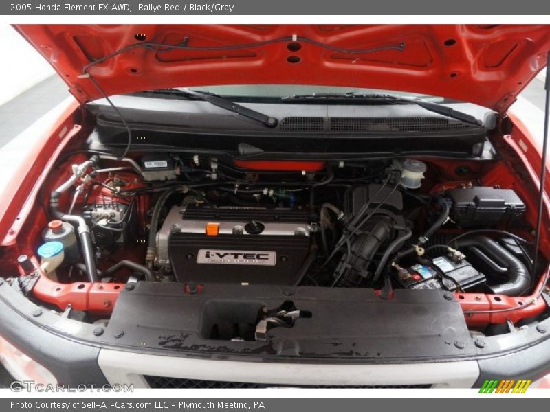 Rallye Red / Black/Gray 2005 Honda Element EX AWD