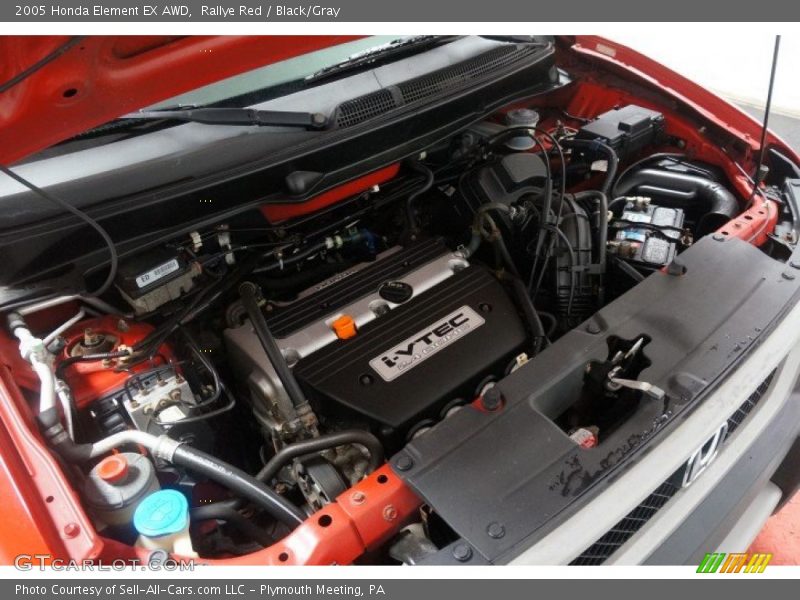 Rallye Red / Black/Gray 2005 Honda Element EX AWD