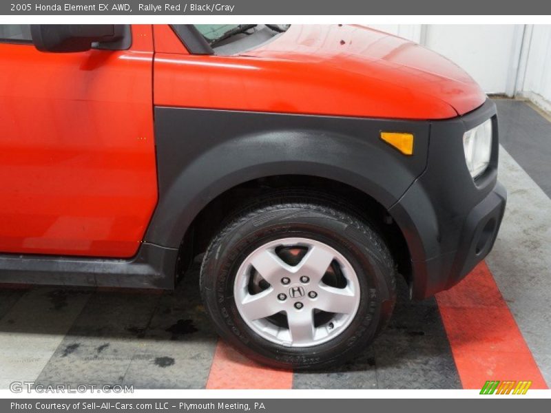 Rallye Red / Black/Gray 2005 Honda Element EX AWD