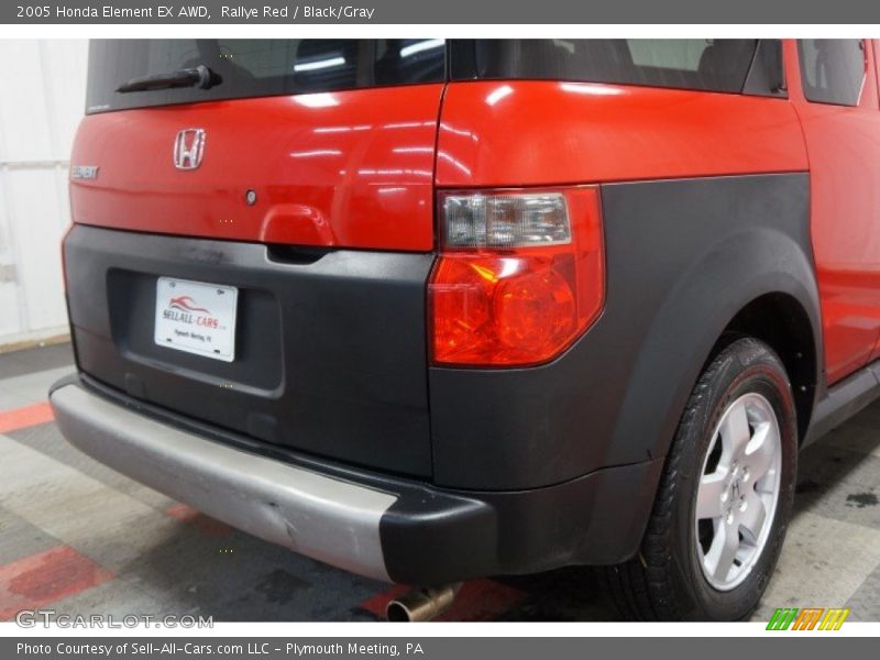 Rallye Red / Black/Gray 2005 Honda Element EX AWD