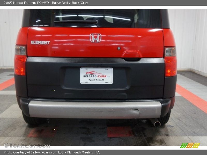 Rallye Red / Black/Gray 2005 Honda Element EX AWD