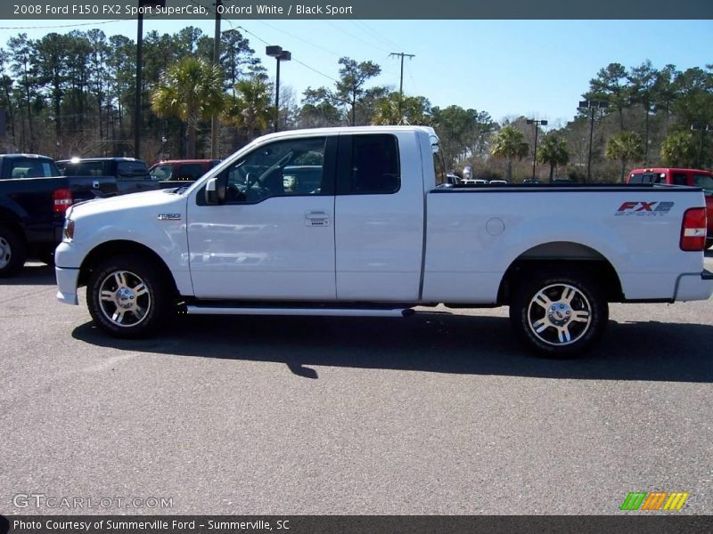 Oxford White / Black Sport 2008 Ford F150 FX2 Sport SuperCab