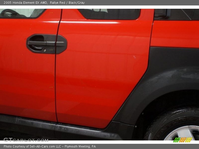 Rallye Red / Black/Gray 2005 Honda Element EX AWD