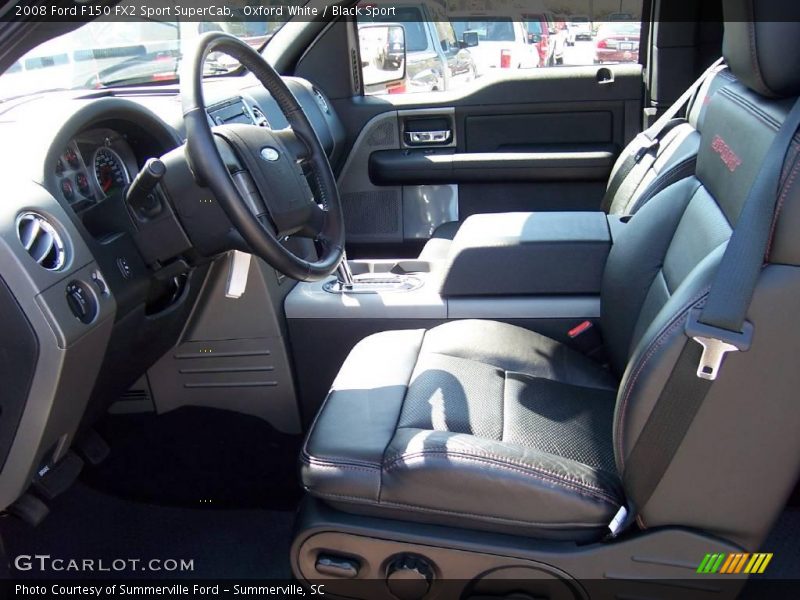 Oxford White / Black Sport 2008 Ford F150 FX2 Sport SuperCab