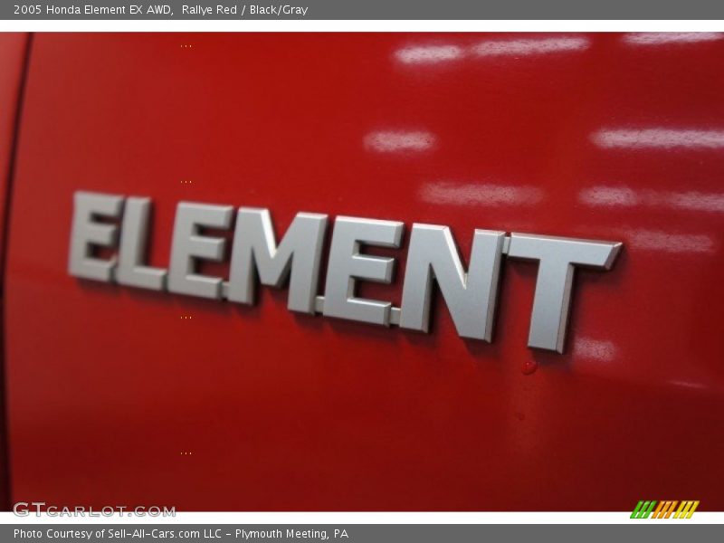 Rallye Red / Black/Gray 2005 Honda Element EX AWD