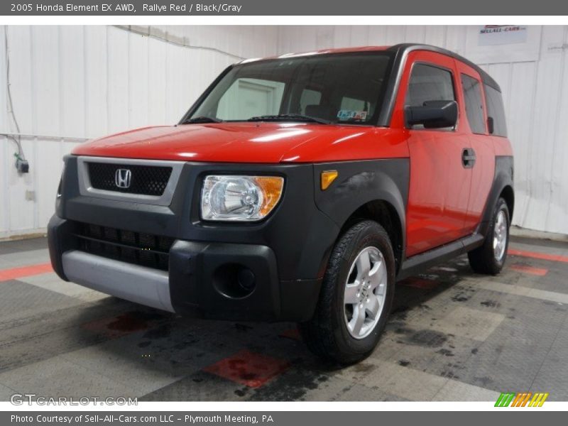 Rallye Red / Black/Gray 2005 Honda Element EX AWD