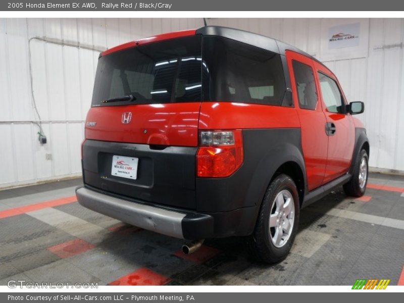 Rallye Red / Black/Gray 2005 Honda Element EX AWD