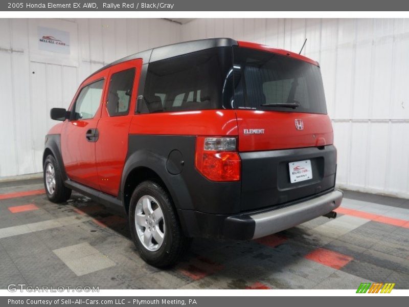 Rallye Red / Black/Gray 2005 Honda Element EX AWD