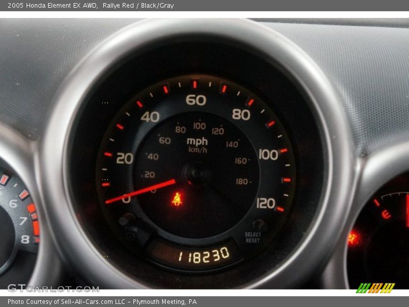Rallye Red / Black/Gray 2005 Honda Element EX AWD