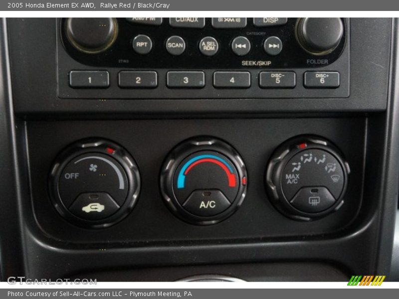 Rallye Red / Black/Gray 2005 Honda Element EX AWD