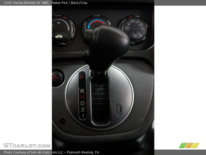 Rallye Red / Black/Gray 2005 Honda Element EX AWD