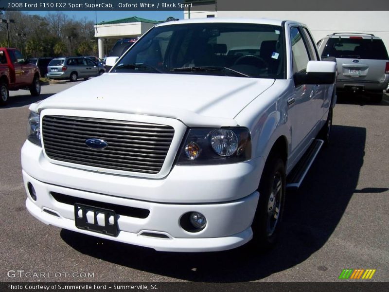 Oxford White / Black Sport 2008 Ford F150 FX2 Sport SuperCab