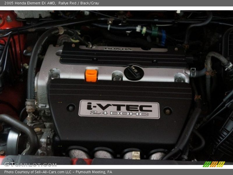Rallye Red / Black/Gray 2005 Honda Element EX AWD
