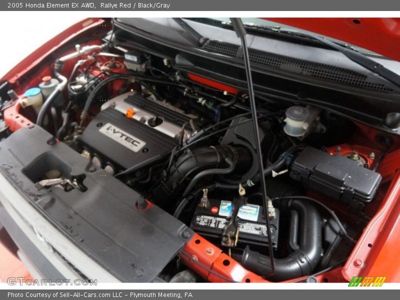 Rallye Red / Black/Gray 2005 Honda Element EX AWD