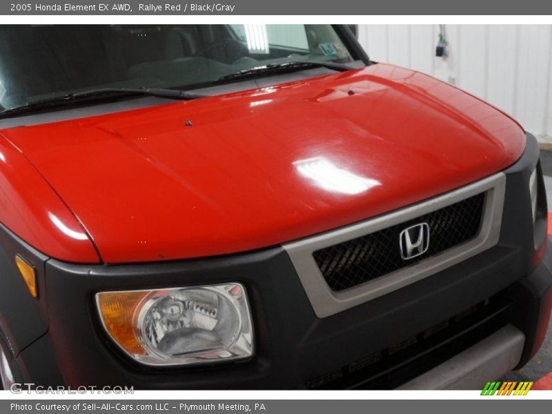 Rallye Red / Black/Gray 2005 Honda Element EX AWD