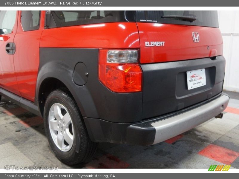 Rallye Red / Black/Gray 2005 Honda Element EX AWD