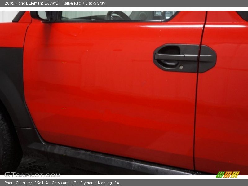 Rallye Red / Black/Gray 2005 Honda Element EX AWD