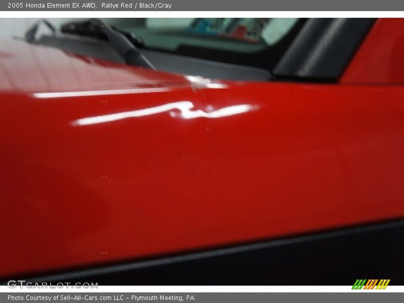 Rallye Red / Black/Gray 2005 Honda Element EX AWD
