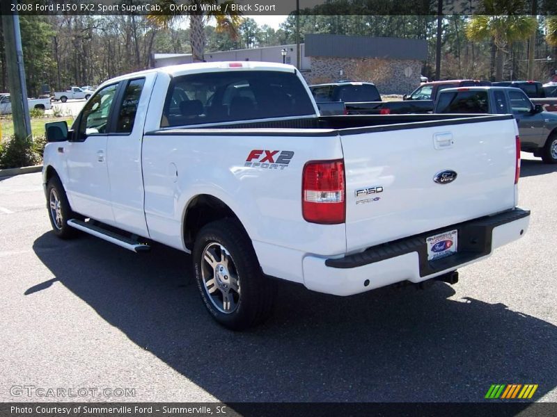 Oxford White / Black Sport 2008 Ford F150 FX2 Sport SuperCab