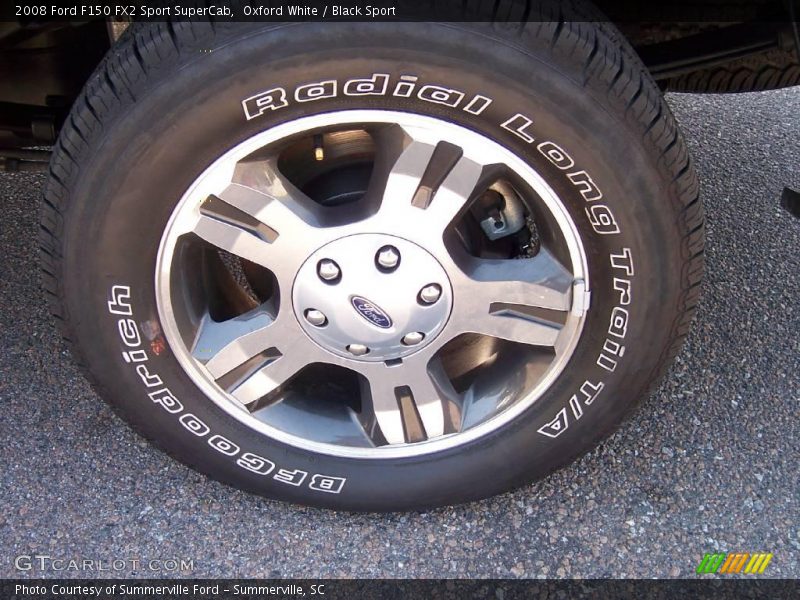 Oxford White / Black Sport 2008 Ford F150 FX2 Sport SuperCab